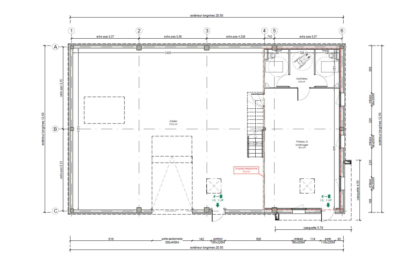 Local d'activité Honguemare-Guenouville 310m² Location local d'activité Honguemare-Guenouville Eure OLACT2531799 1